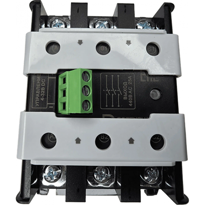 Твердотельное реле 3 фазы 24-440В AC 40А, управление 90-250В AC 24, 440 40 А DA DA-3-40-AC